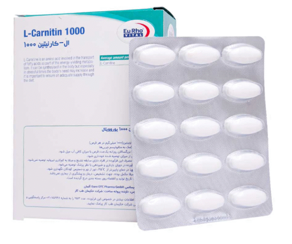 ال کارنیتین یورو ویتال Eurho Vital L Carnitin 1000میلی گرمی